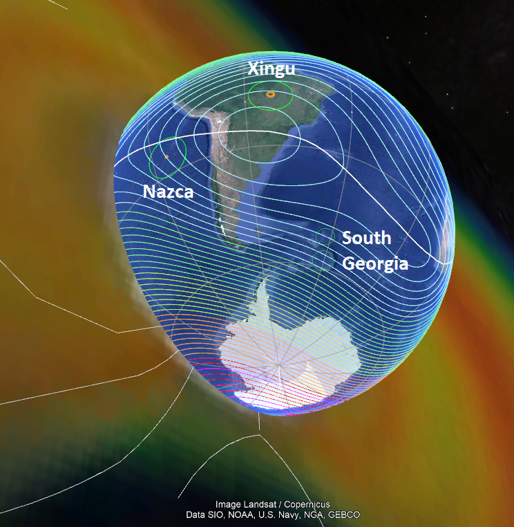 South American magentic aspects