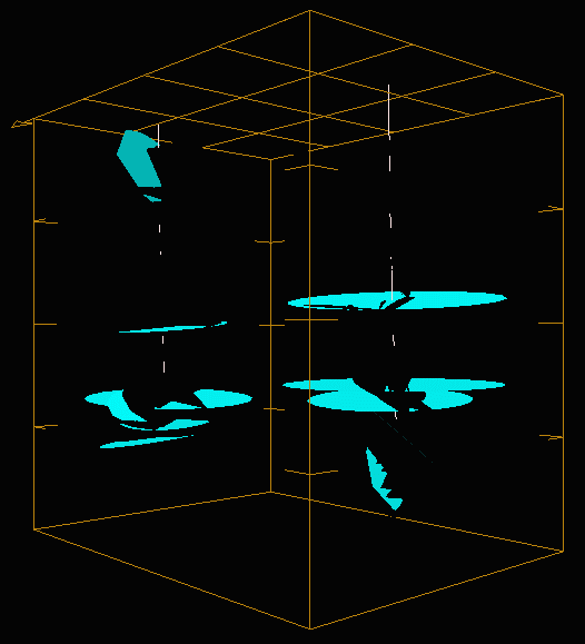 water-bearing beds and fractures 200 ft